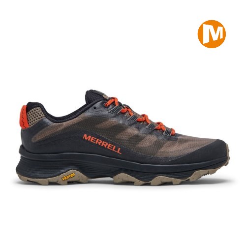 Merrell Moab Speed Wanderschuhe Herren Braun/Schwarz [DE-BVYND]